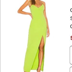 Beautiful lime green max gown